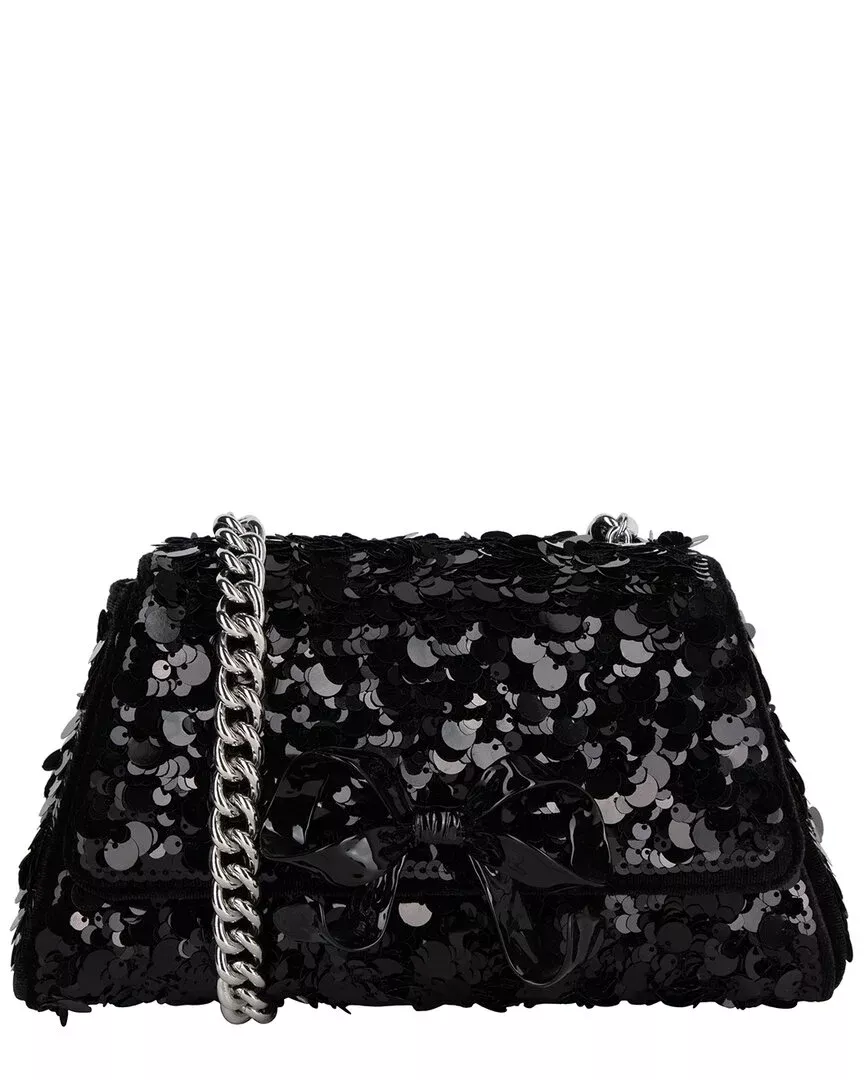 Self-Portrait Mini Bow Leather Shoulder Bag
