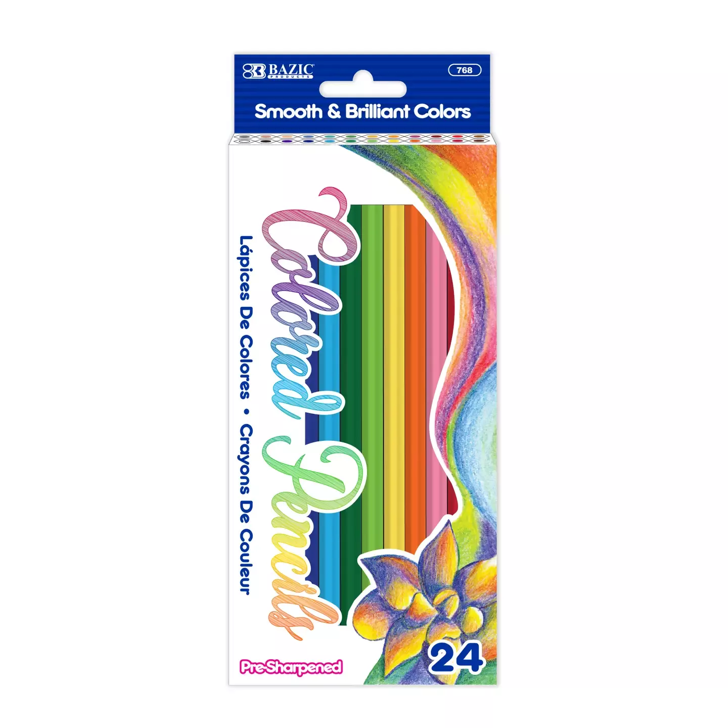 Set Of 24 Colored Pencils