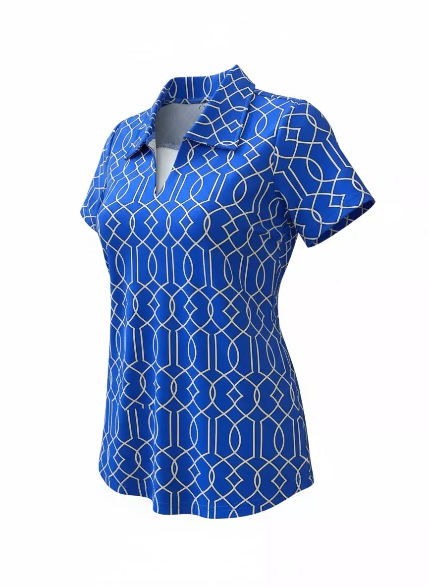 Short Sleeve Collard Top-GTBB