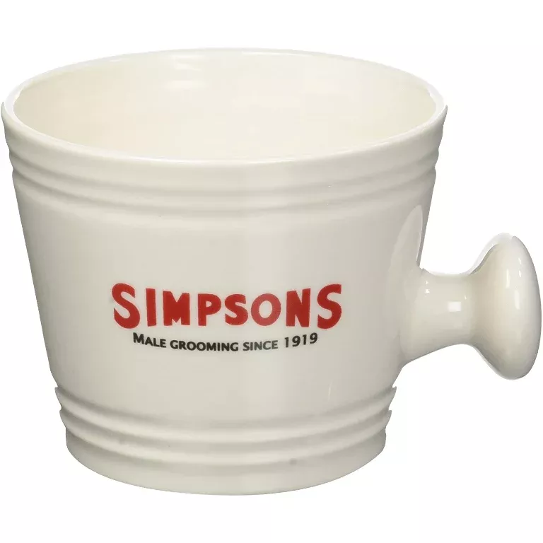 Simpsons Large Ceramic Shaving Mug