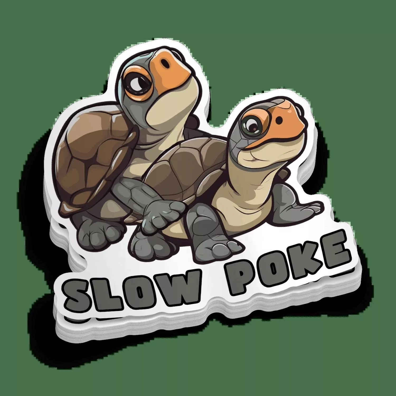 Slow Poke- Hard Hat Decal