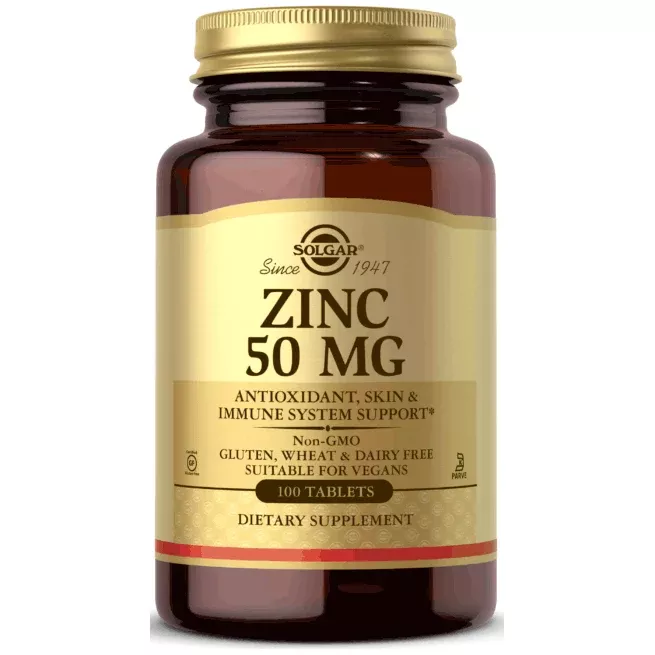 Solgar Kosher Zinc 50 100Tabs