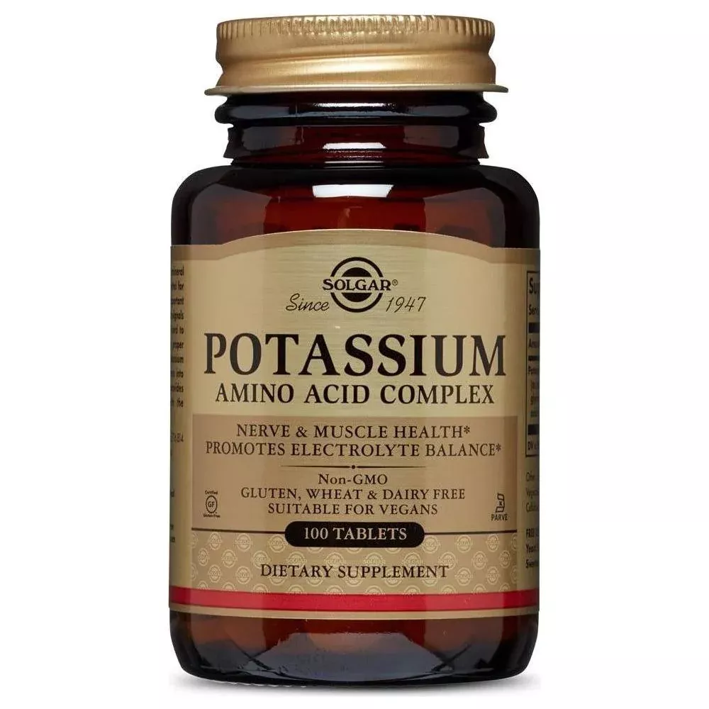 Solgar Potassium Amino Acid Complex 100 Tablets