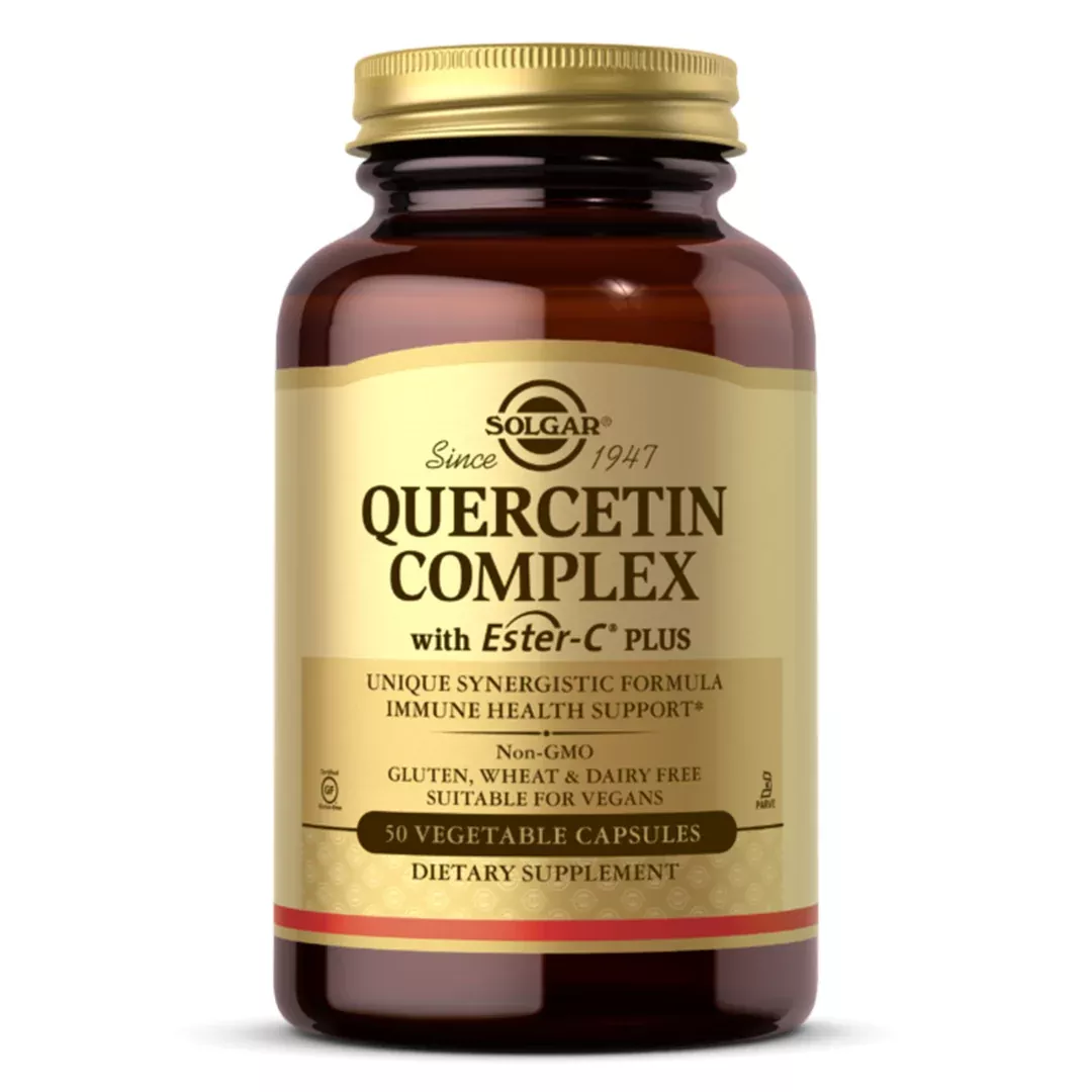 Solgar Quercetin Complex With Ester-C Plus, 50 Vegetable Capsules
