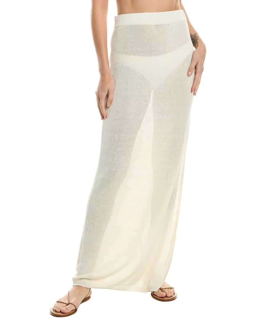 Solid & Striped X Sofia Richie Grainge The Freda Linen-Blend Maxi Skirt