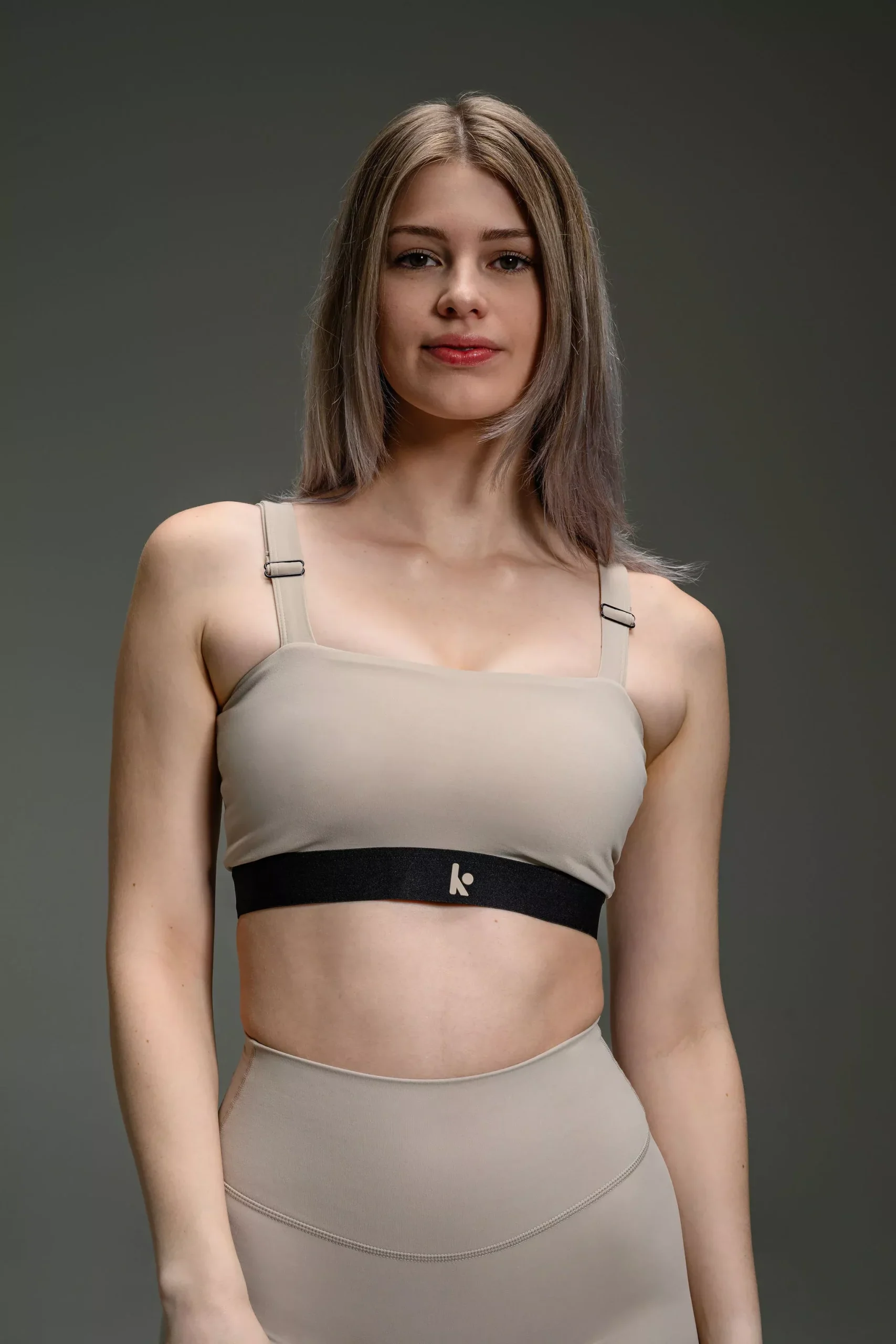 Square Bra I- Dune