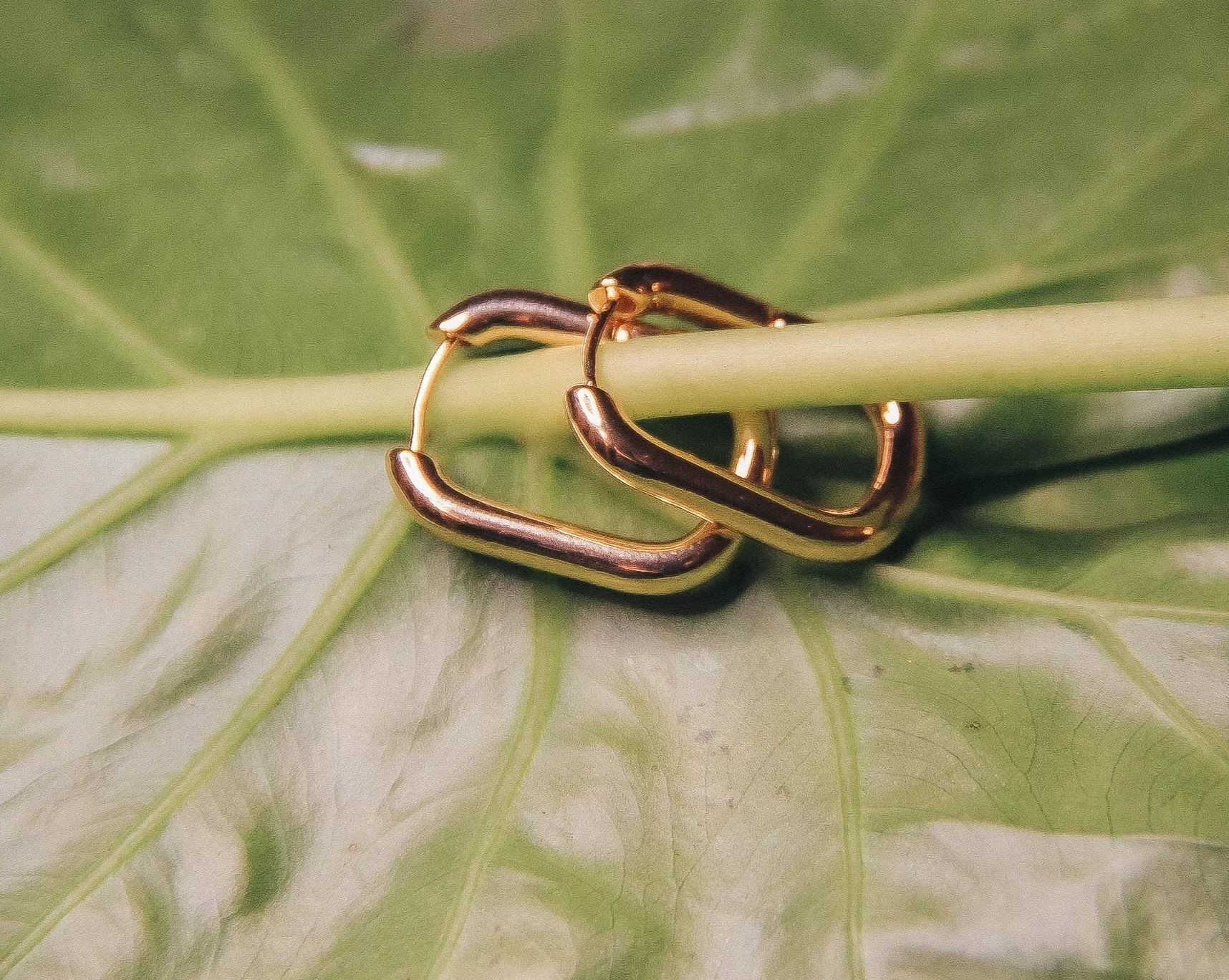 Square-Loop Earrings