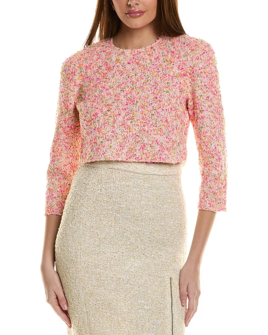 St. John Tweed Top