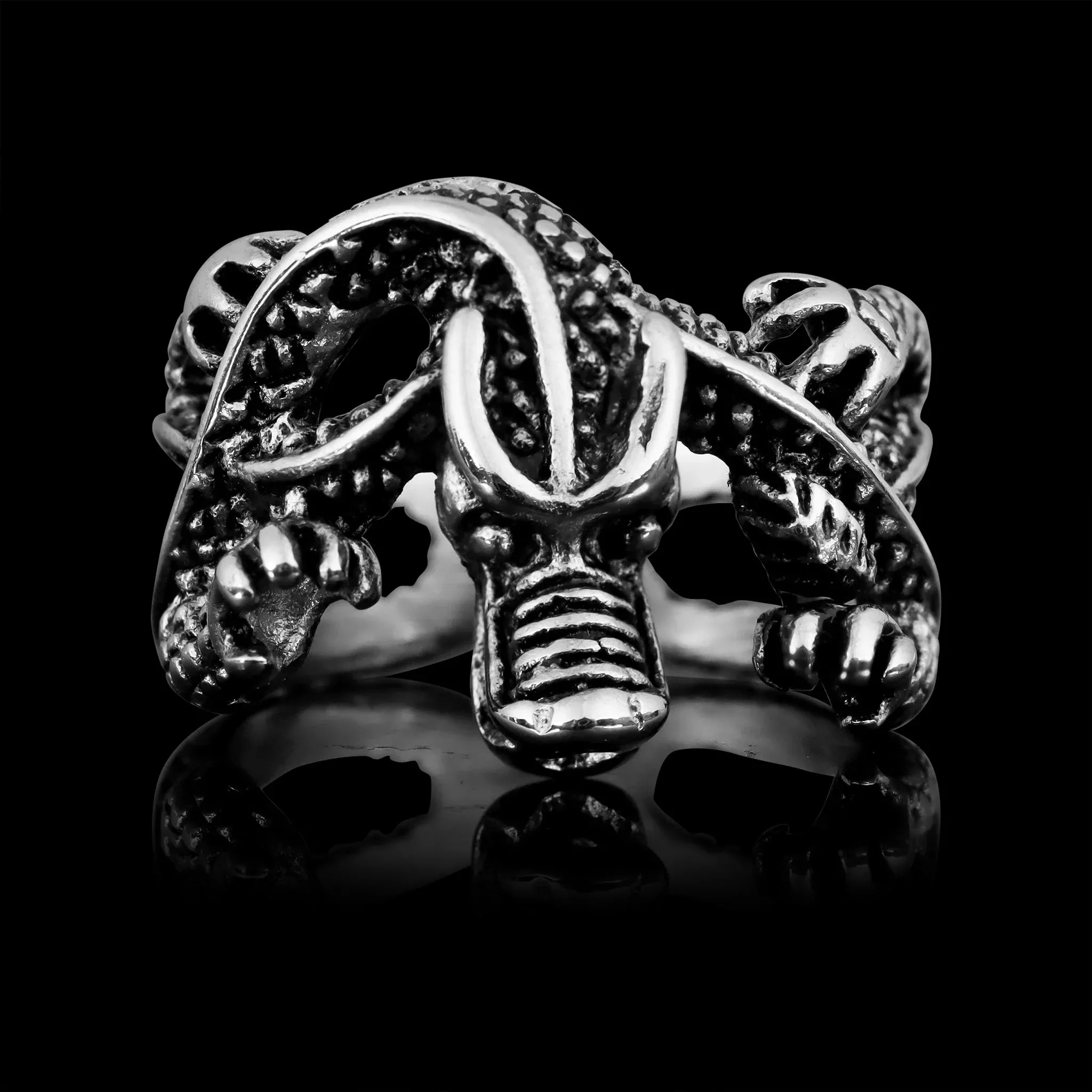 Stainless Steel Eastern Dragon Ring