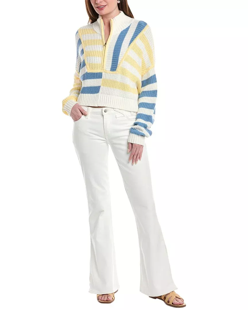 Staud X Wrangler The Bikini White Jean