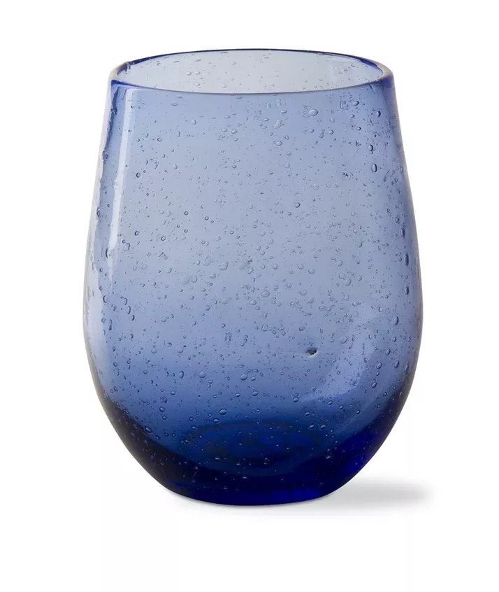 Stemless Wine Bubble Glass In 2 Colors