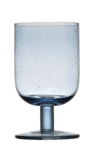 Stemmed Bubble Wine Glass