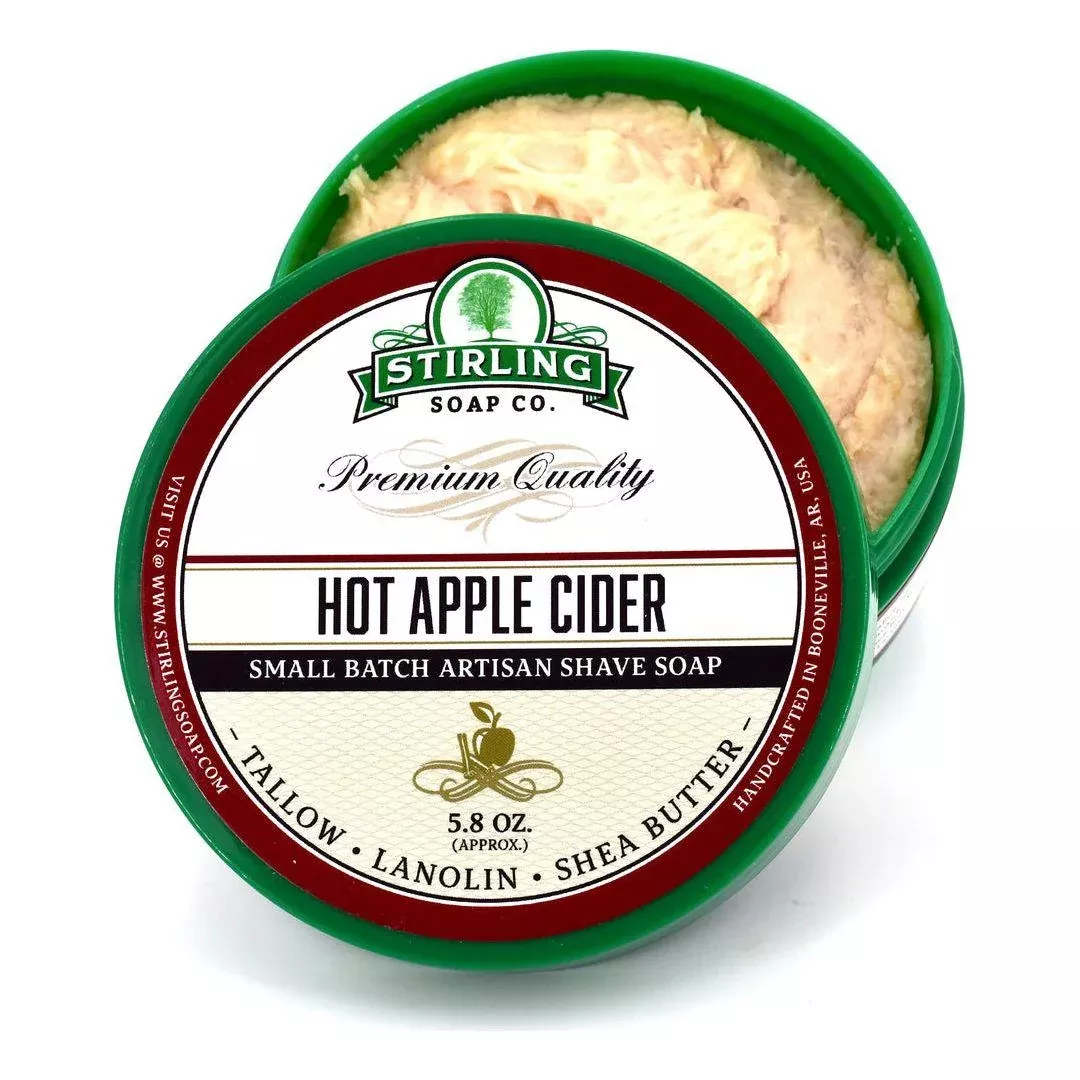 Stirling Soap Co. Hot Apple Cider Shaving Set
