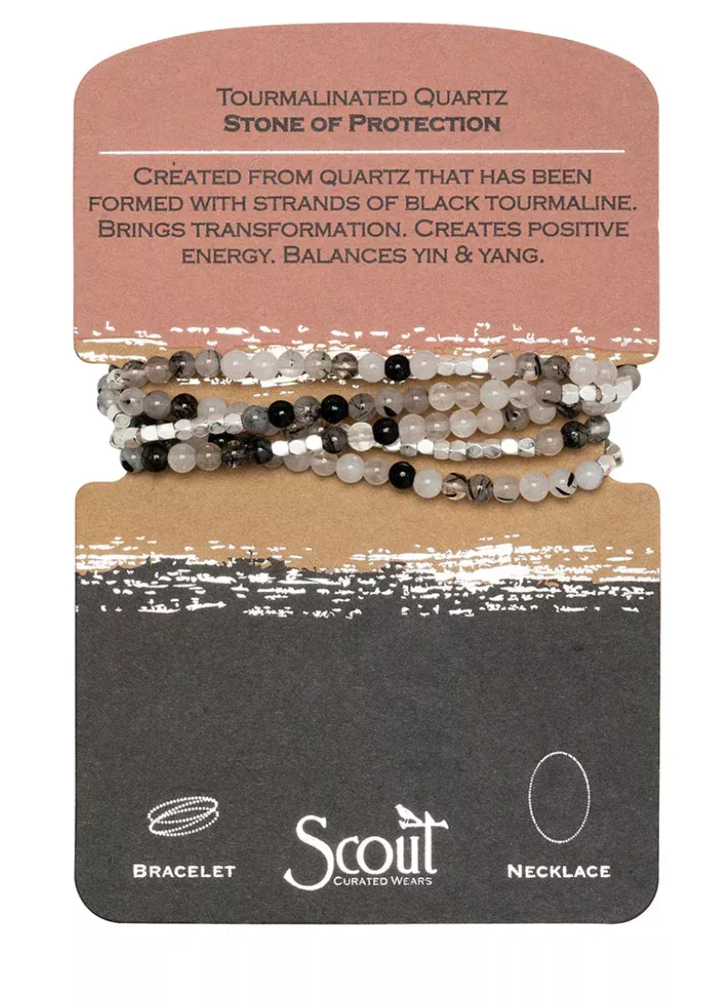 Stone Wrap: Tourmalinated Quartz - Stone of Protection
