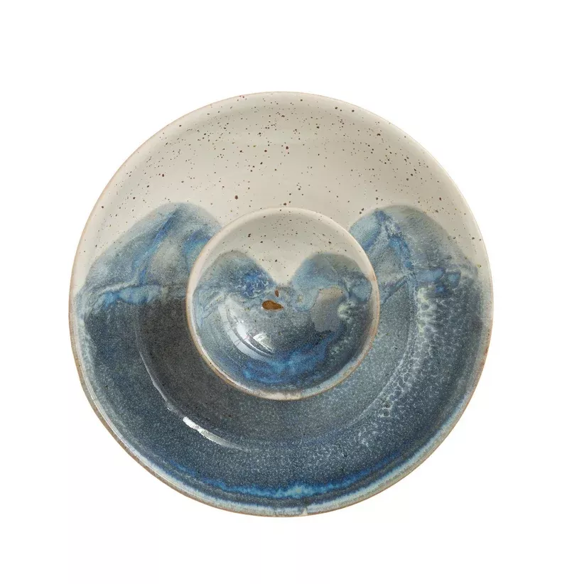 Stoneware Chip & Dip