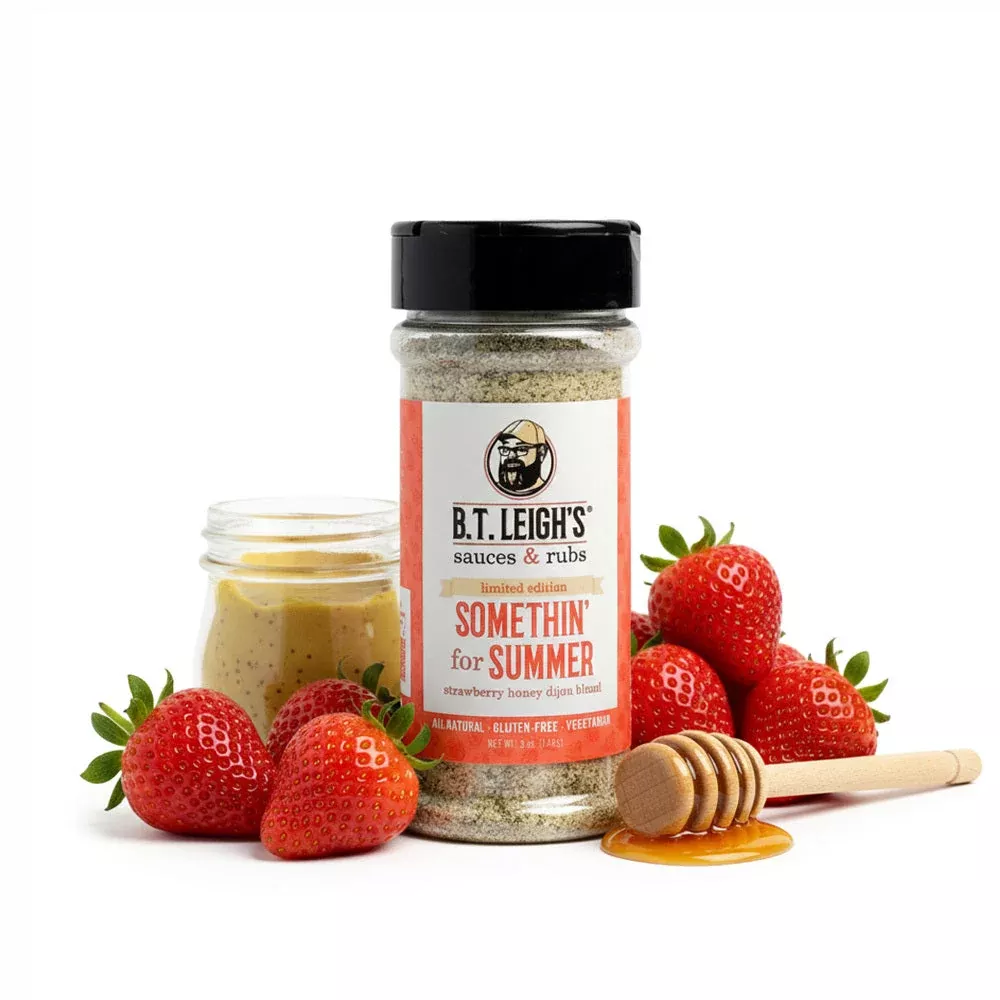 Strawberry Honey Dijon BBQ Rub