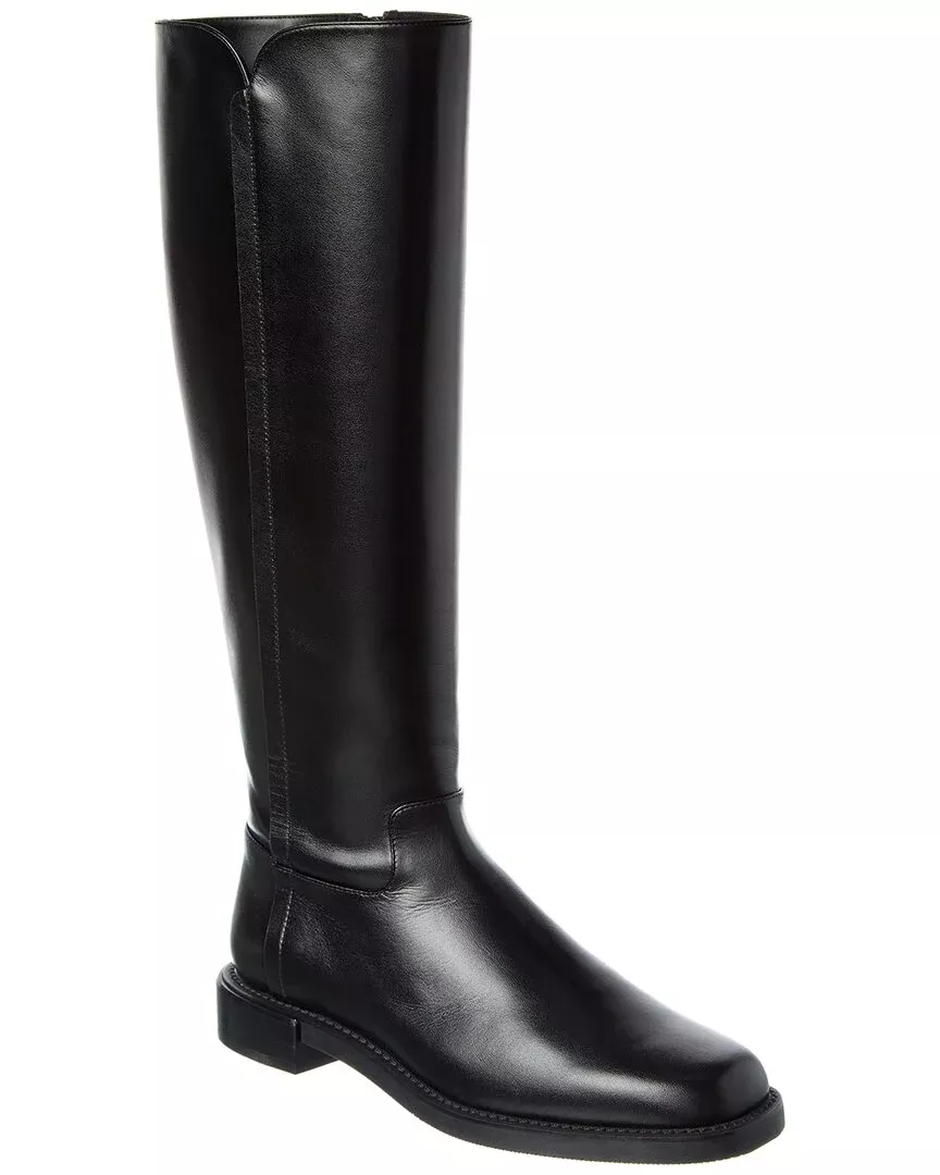 Stuart Weitzman Leather Knee-High Riding Boot