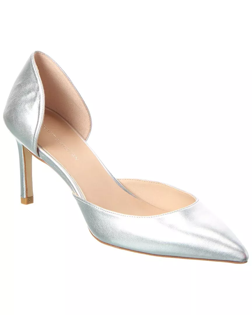 Stuart Weitzman Mara 75 Dorsay Leather Pump