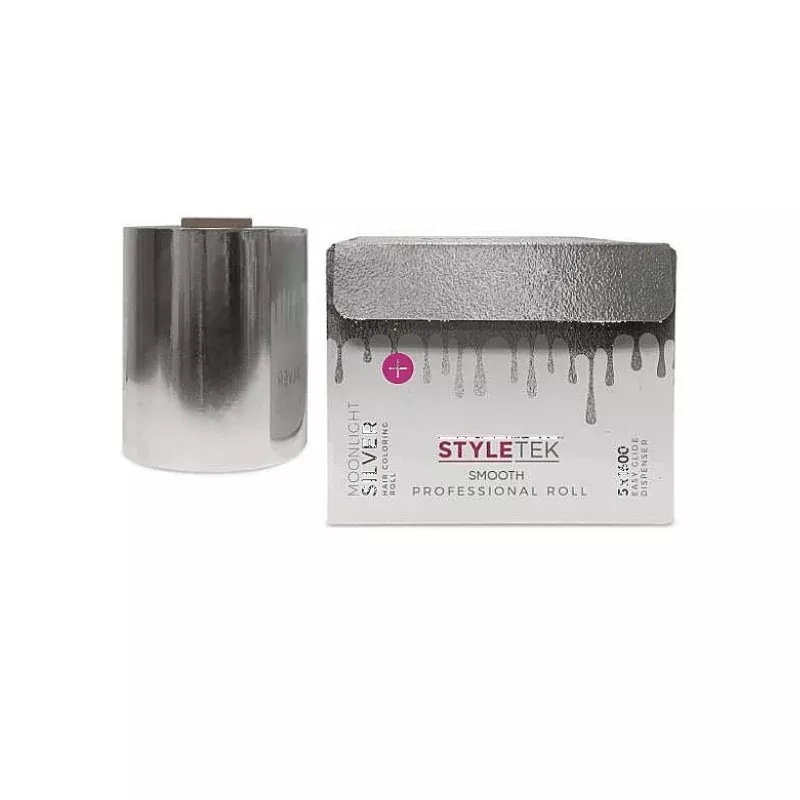 Styletek Moonlight Silver Smooth Foil Roll 5x1600