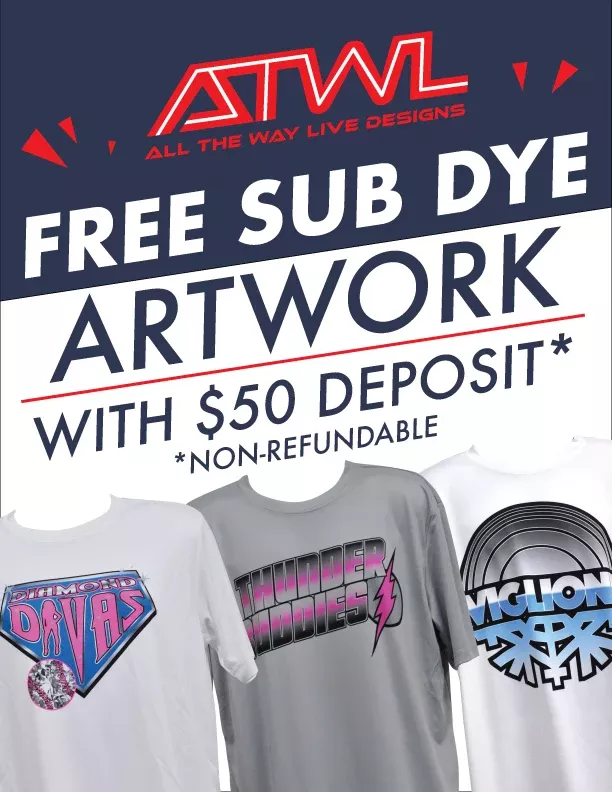 Sub-Dye Artwork Design Fee