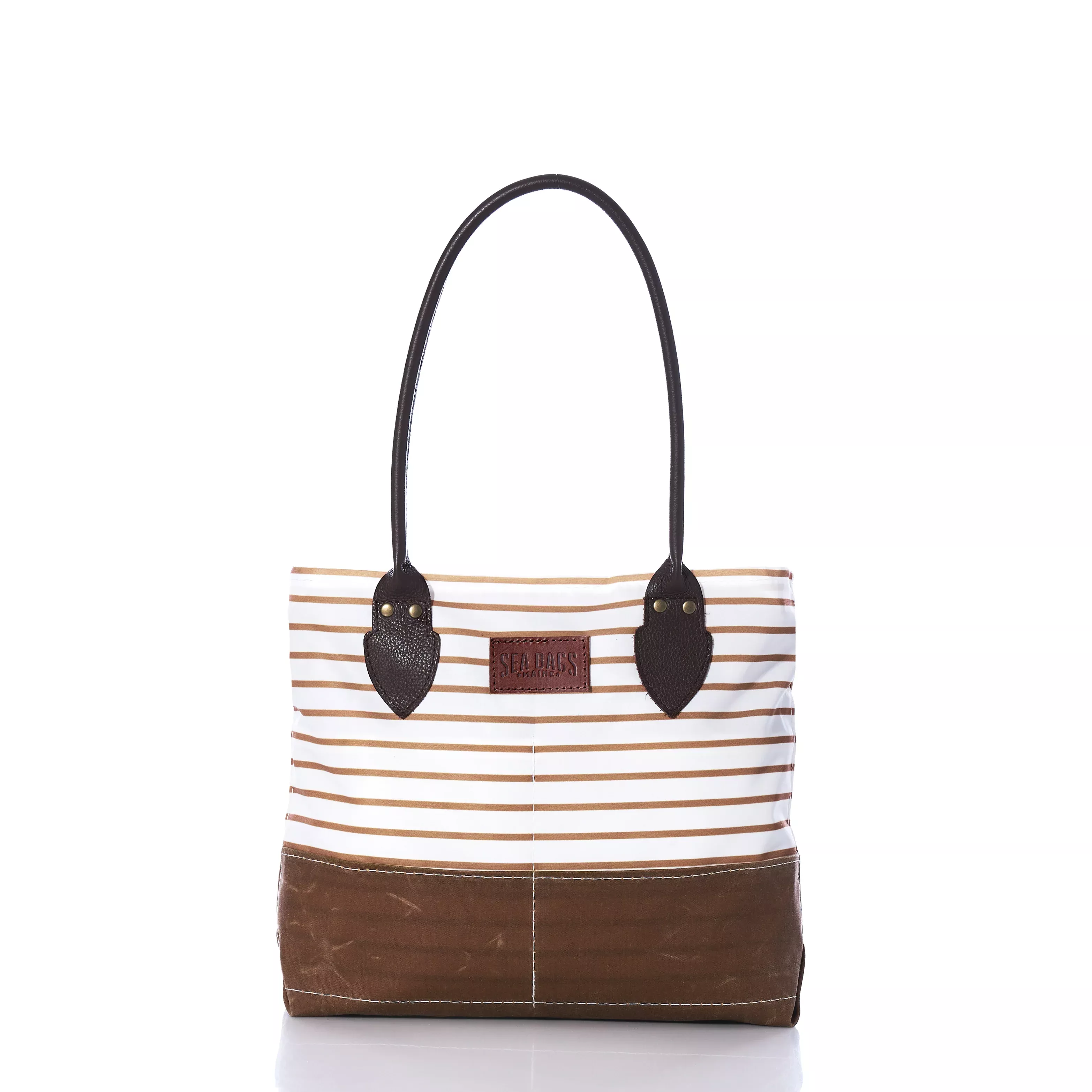 Tan Chebeague Stripe Handbag