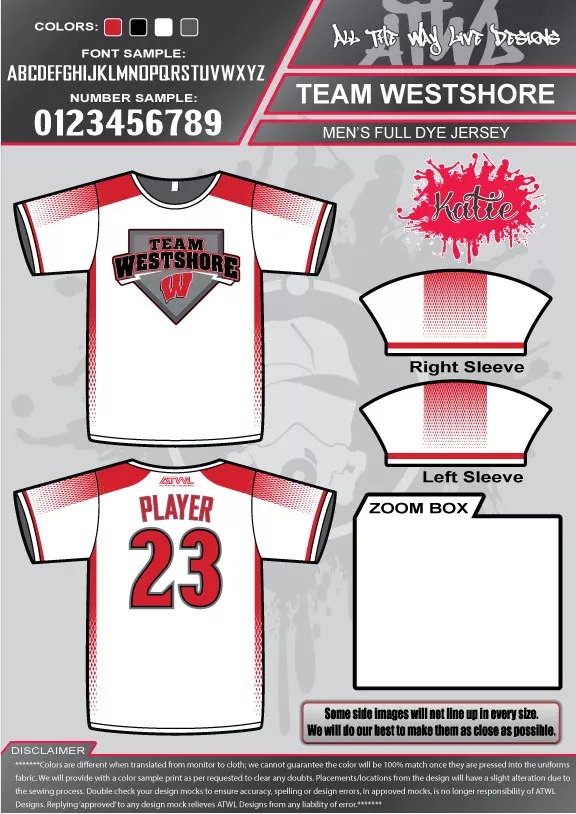 TEAM WESTSHORE FULL DYES