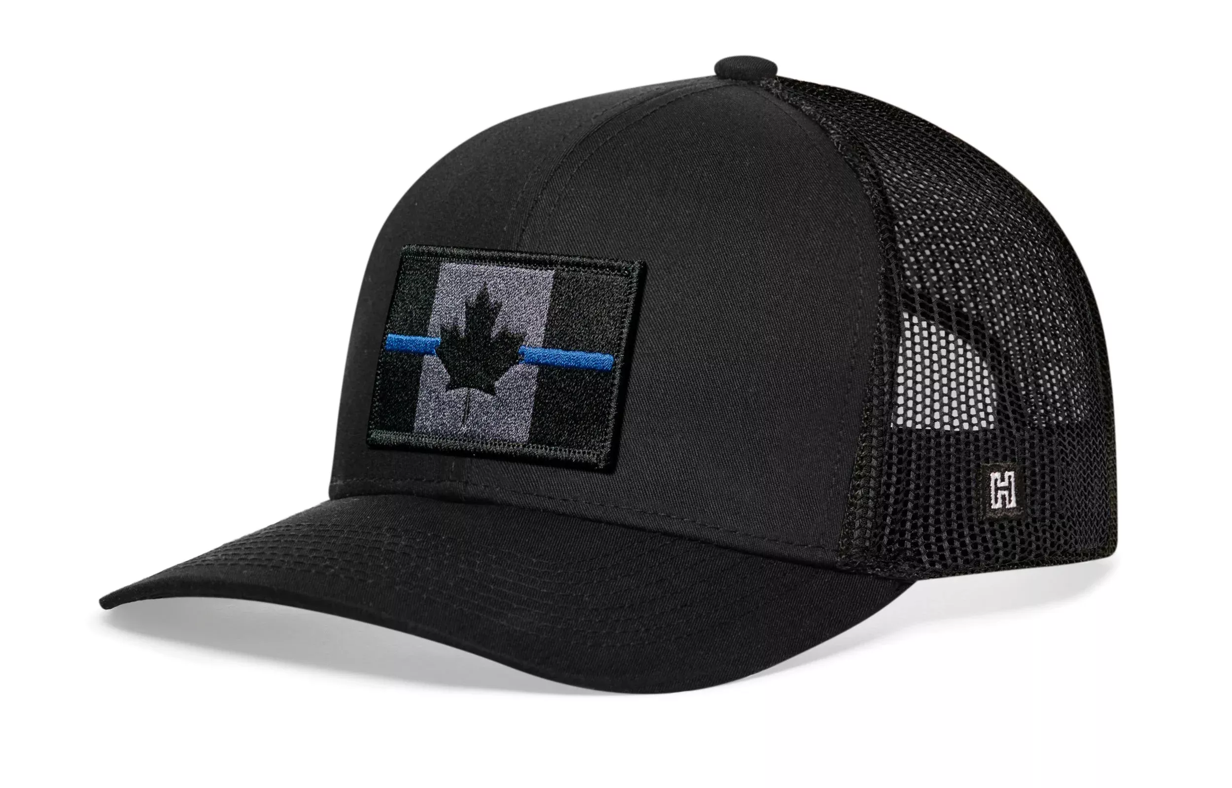 Thin Blue Line Trucker Hat|Canadian Maple Leaf Tactical Snapback