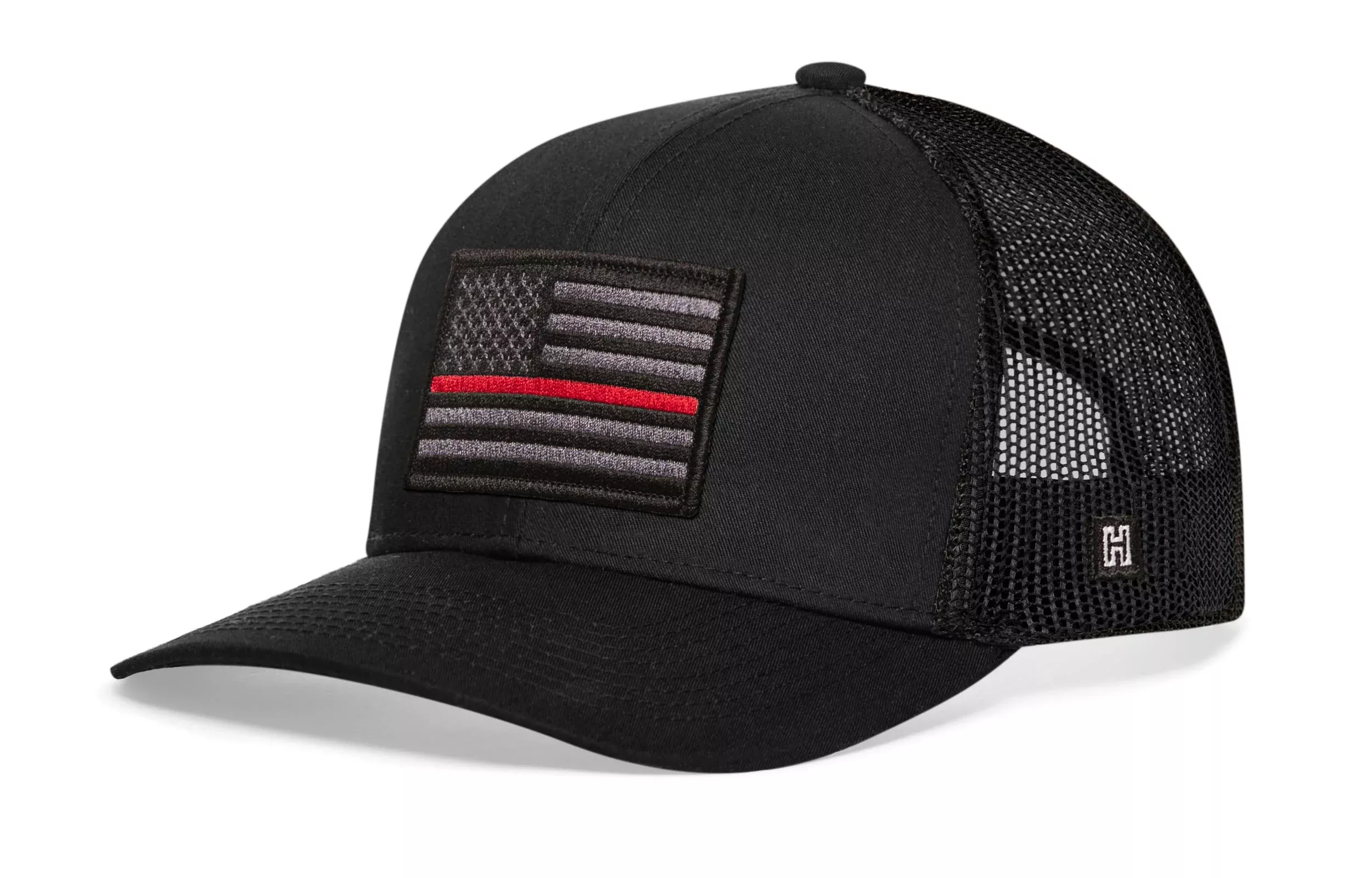 Thin Red Line Trucker Hat|Tactical Firefighter Snapback