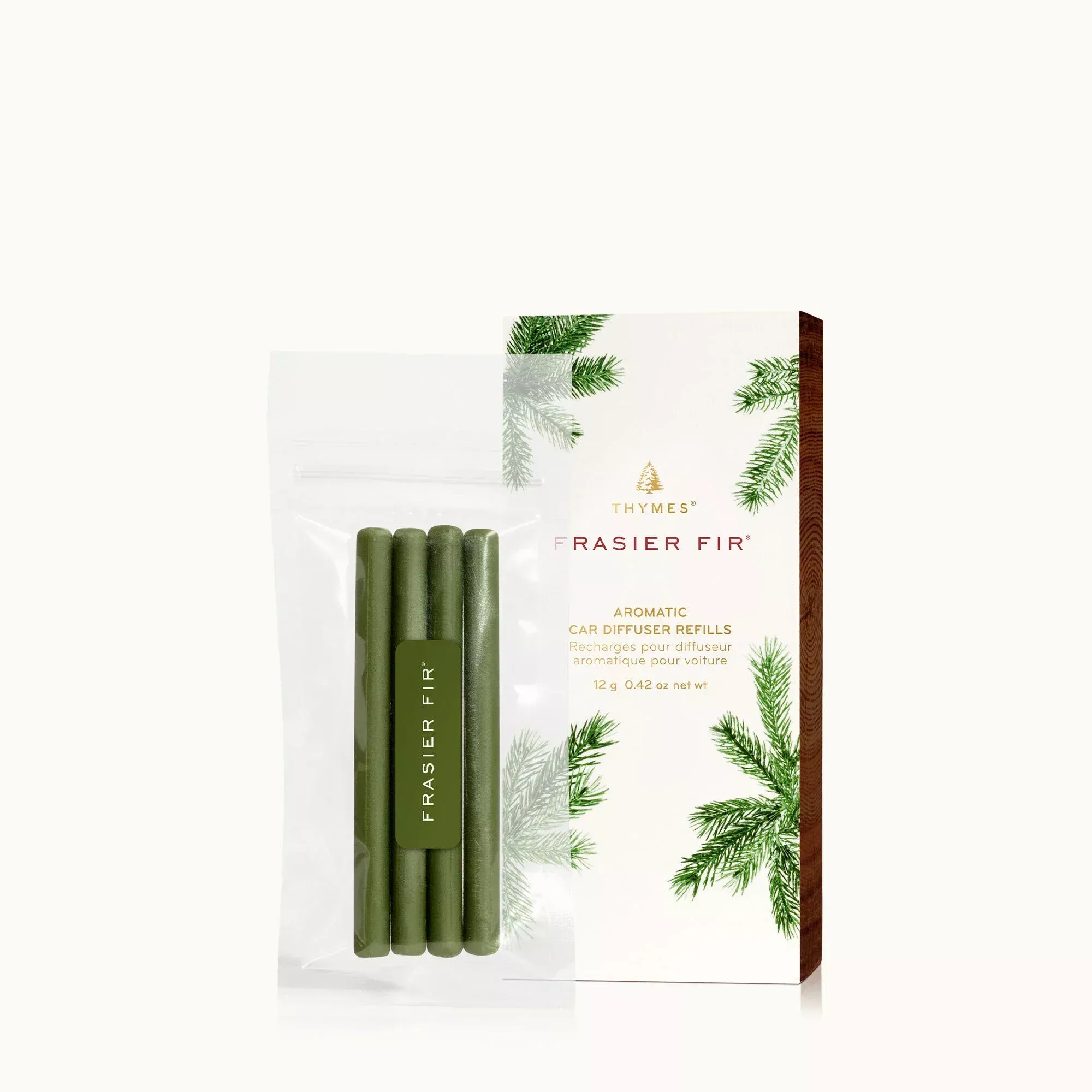 Thymes Frasier Fir Car Diffuser Refill
