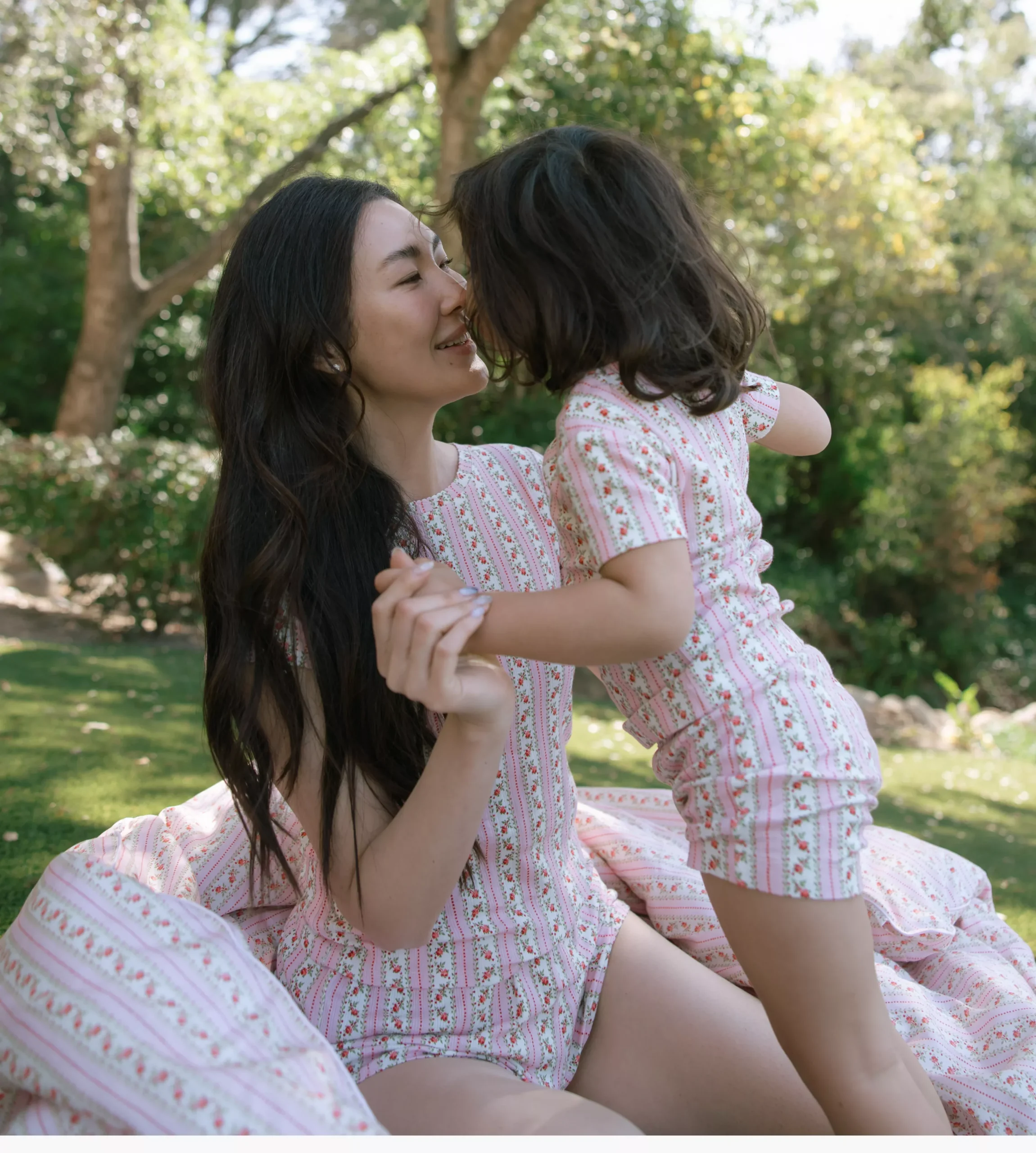The Tiny Lou Pointelle PJ Set