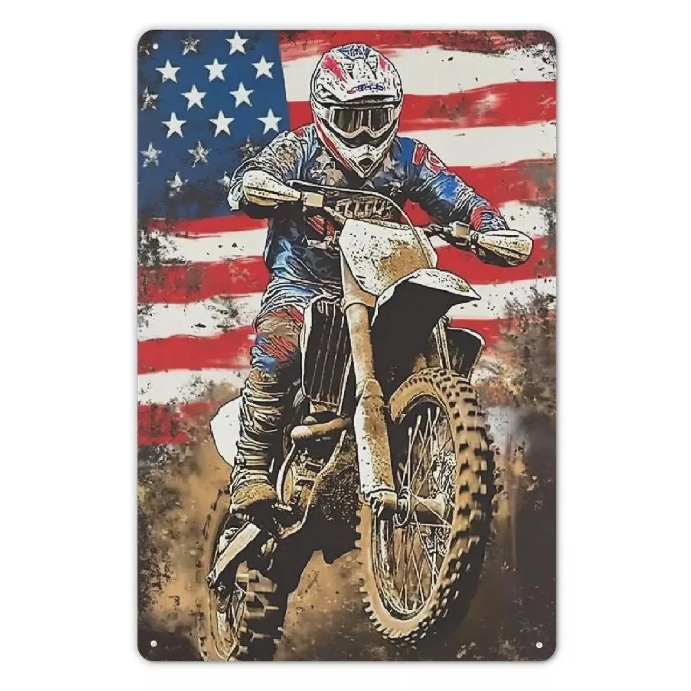 TMSG25 - Dirt Bike Metal Sign