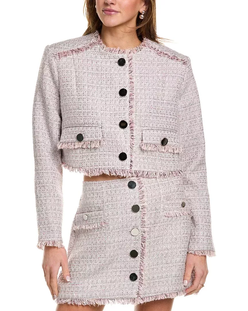 Toccin Lainey Cropped Tweed Jacket