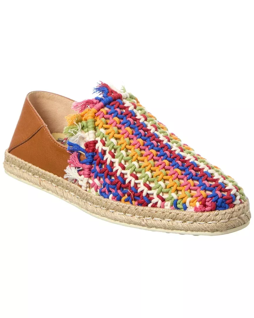 Tod’S Gomma Leather Espadrille