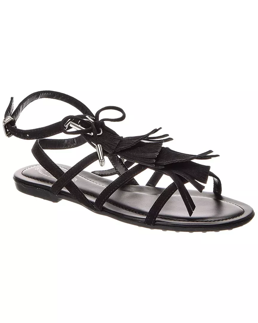 Tod’S Gomma Suede Sandal
