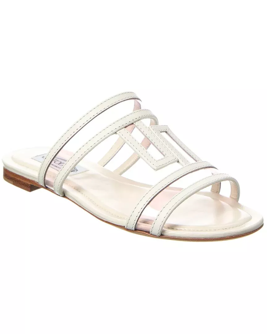 Tod’S Vinyl & Leather Sandal