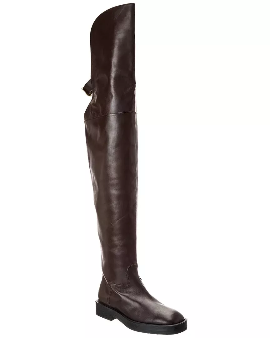 Tods Croc-Embossed Leather Boot