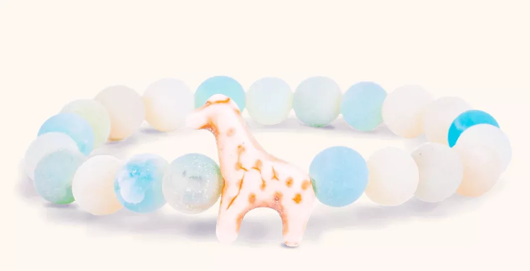 Trek Bracelet - Giraffe - Sky Stone