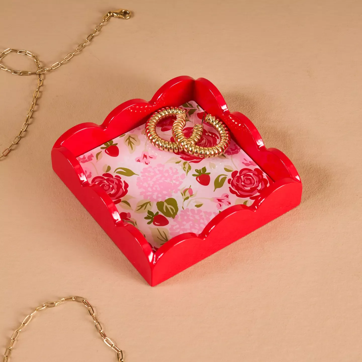 Trinket Tray - Rose Garden