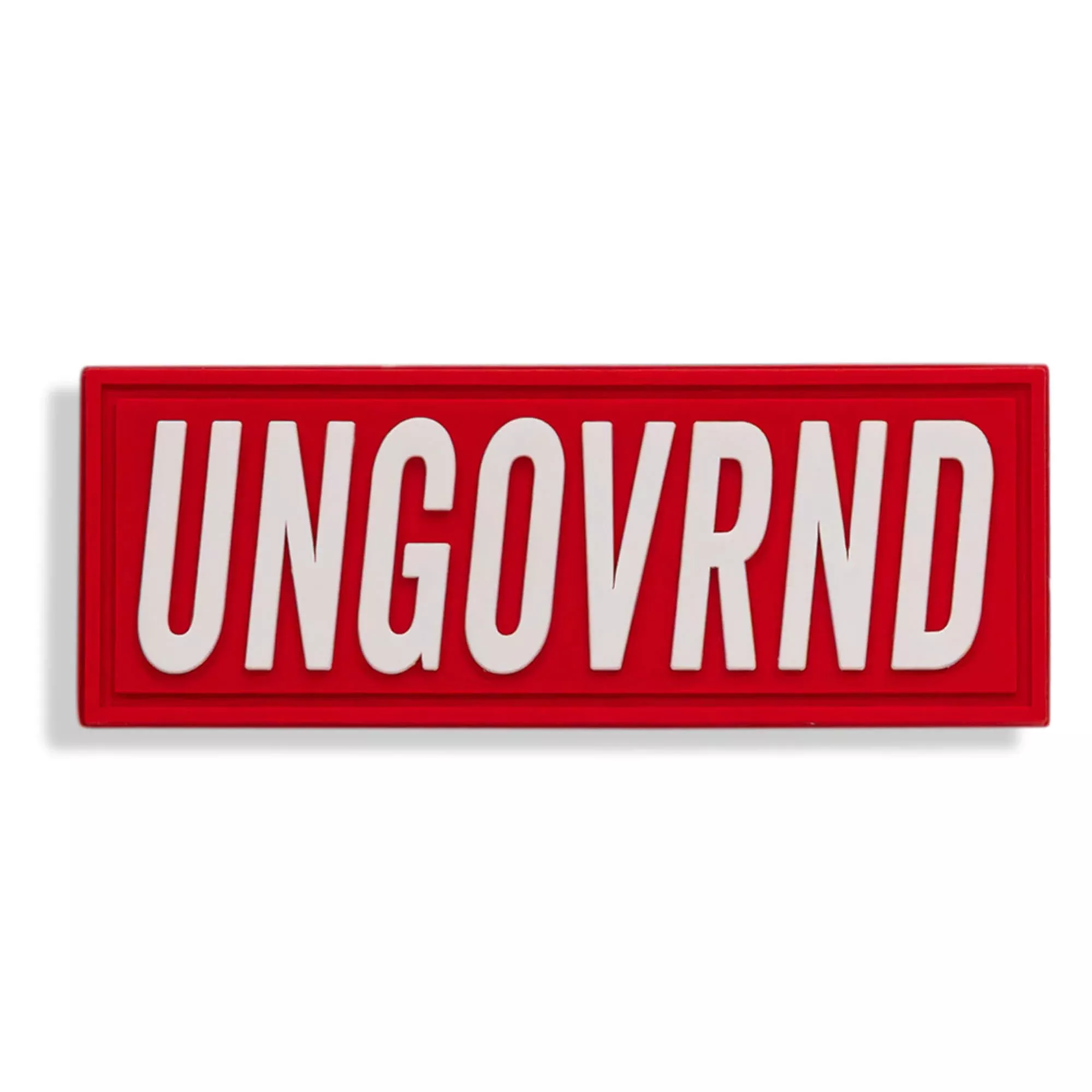 Ungovrnd Red PVC Patch