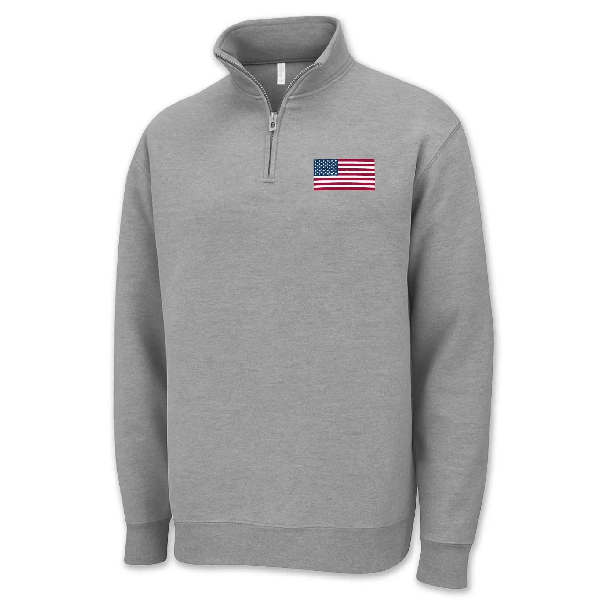 USA Flag Left Chest 1/4 Zip