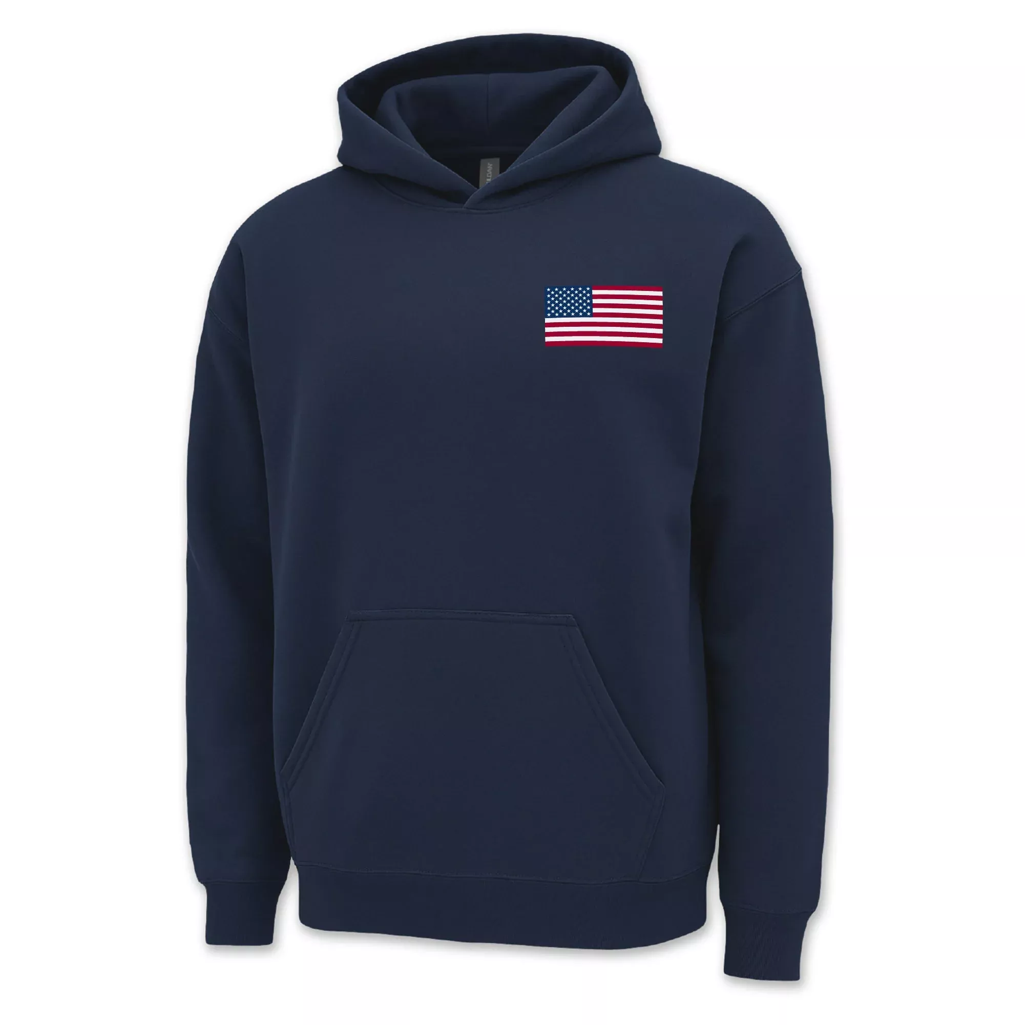 USA Flag Left Chest Hood