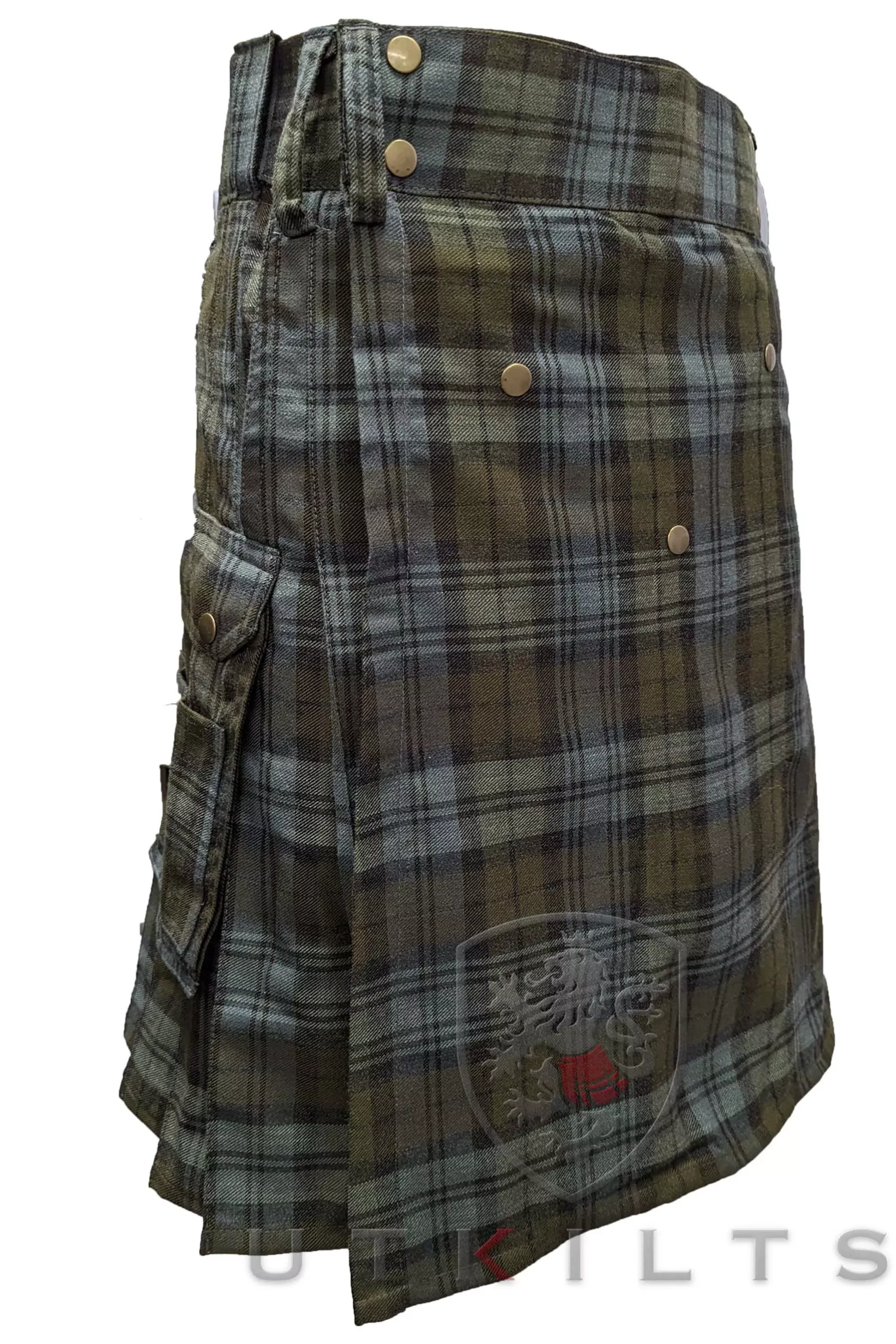 Utility Kilt – Ultimate, Black Watch Weathered