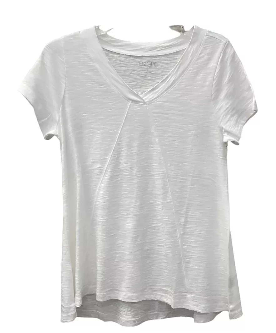 V-Neck Tunic-White
