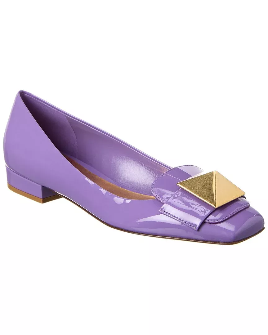 Valentino One Stud 20 Patent Flat