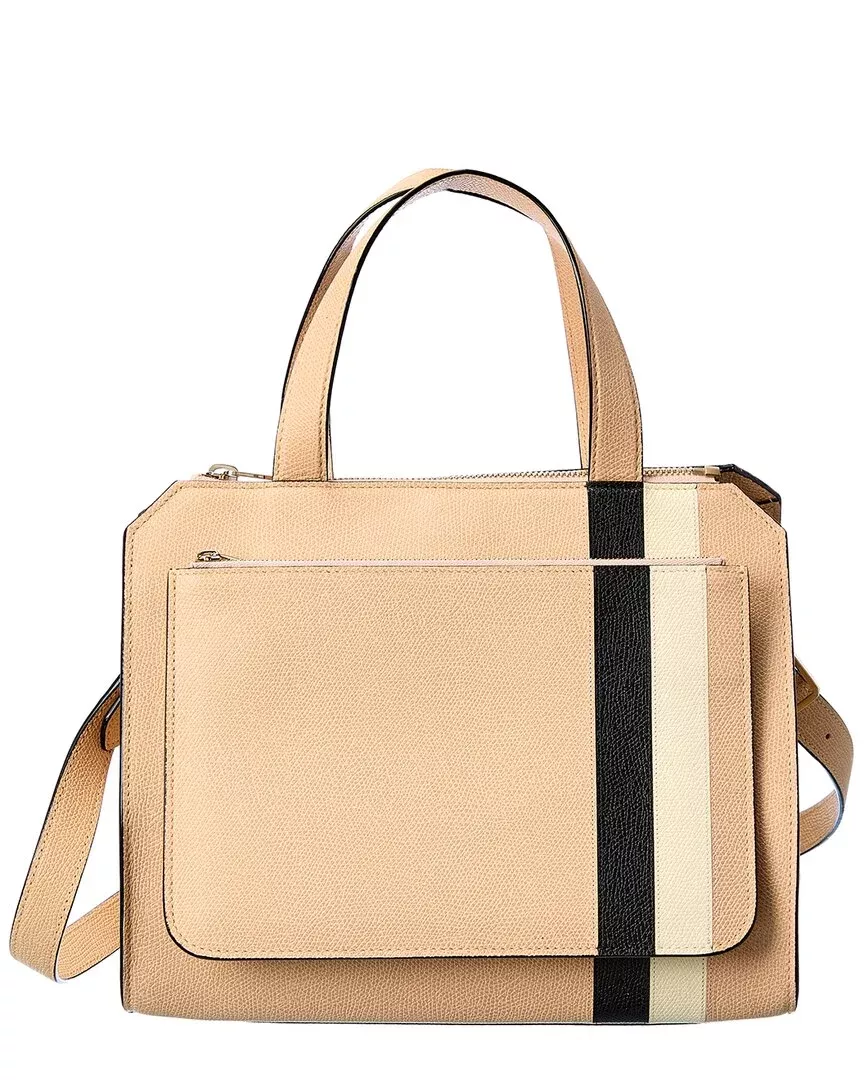 Valextra Passepartout Medium Leather Tote