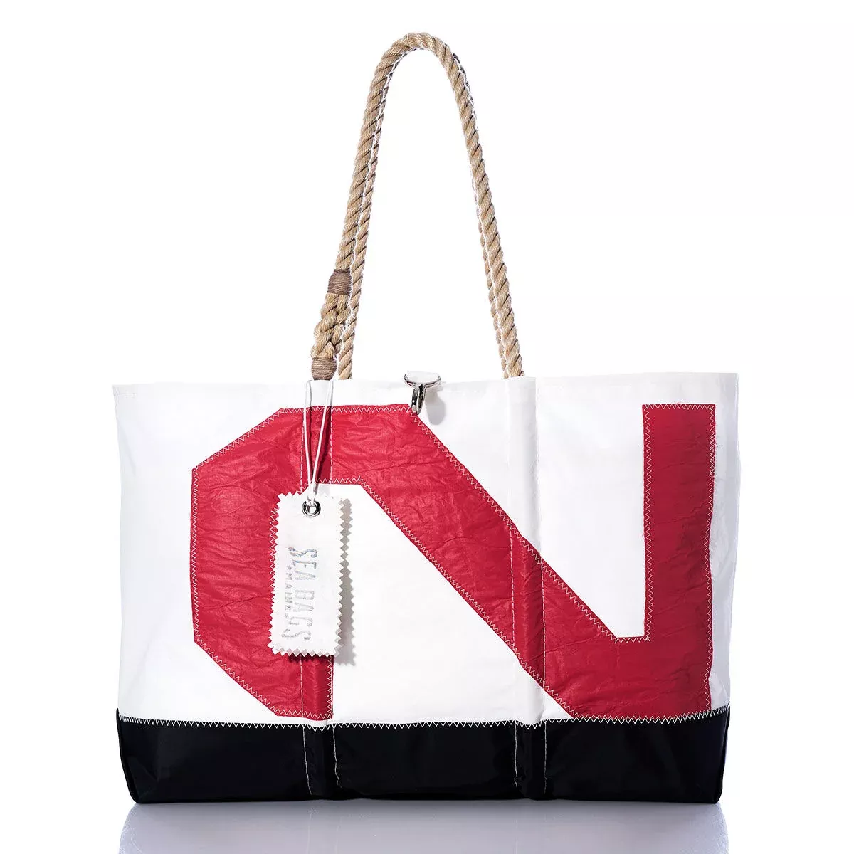 Vintage Red 2 Ogunquit Beach Tote