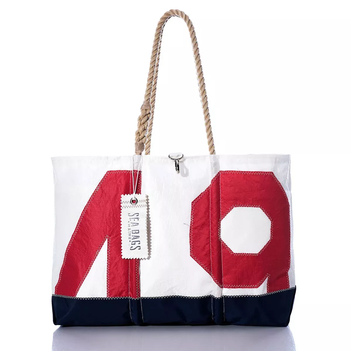 Vintage Red 49 Ogunquit Beach Tote
