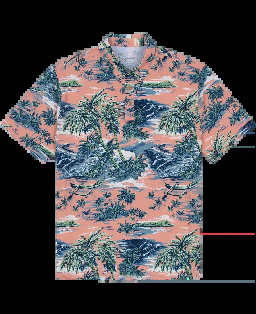 Waikiki Breeze Polo-Sunset
