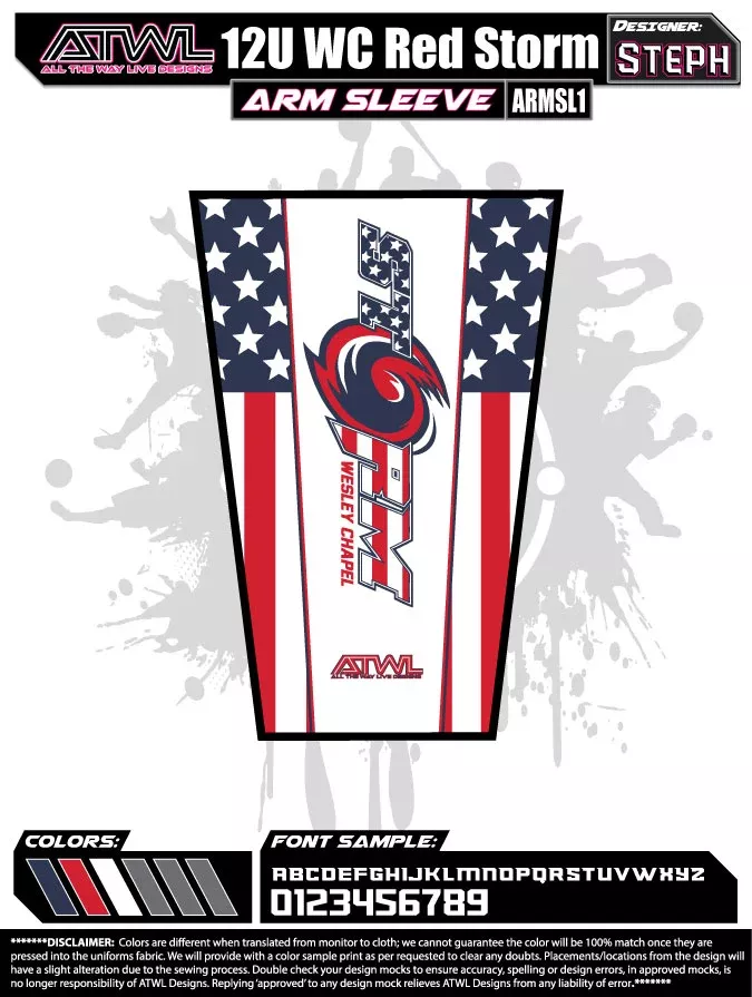 WC Red Storm Arm Sleeve