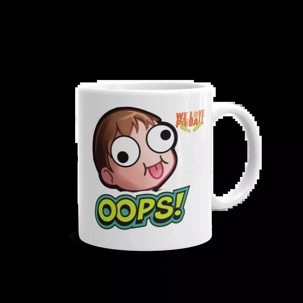 We Love Pinball OOPS! - Mug